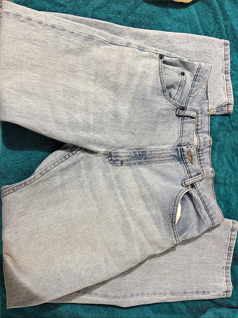 Wrangler 1005F X2 Denim Jean Shorts Waist 34